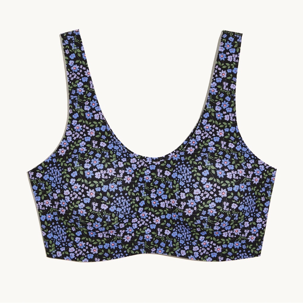 Knix LuxeLift Pullover Bra - Garden Daze Floral Print